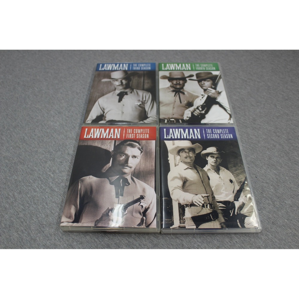 Warner Bros Lawman DVD‎ Multi Seasons 1-4 Complete Series Western TV